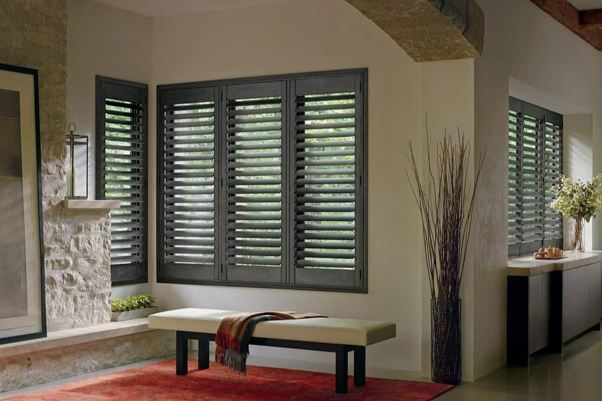 Hunter Douglas Heritance® Hardwood Shutters, shutters versus shades, window treatments near Rehoboth Beach, Delaware (DE)